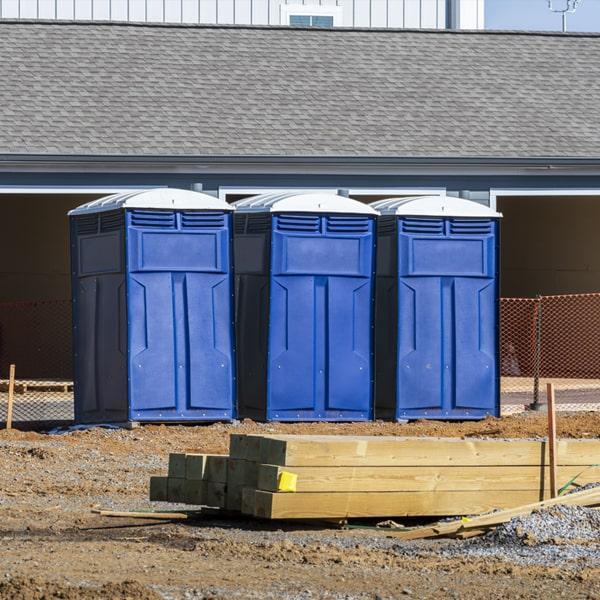 Heavy-duty construction site porta potty in Canton, Ohio